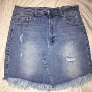Denim skirt